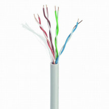 foto de CABLE RED GEMBIRD UTP CAT5E SOLIDO CCA AWG24 BOBINA 305M GRIS