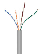foto de CABLE RED GEMBIRD UTP CAT5E SOLIDO CCA AWG24 BOBINA 305M GRIS