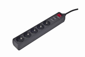 foto de REGLETA GEMBIRD 5 TOMAS PROTECCION ANTIPICOS NEGRO 1,5M
