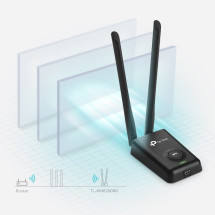 foto de ADAPTADOR RED USB TP-LINK TL-WN8200ND N300 ALTA POTENCIA
