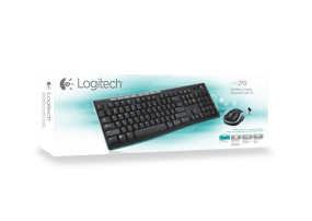 foto de COMBO TECLADO RATON LOGITECH MK270 RF INALAMBRICO NEGRO