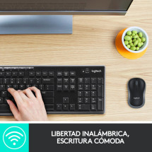 foto de COMBO TECLADO RATON LOGITECH MK270 RF INALAMBRICO NEGRO