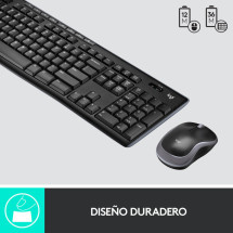 foto de COMBO TECLADO RATON LOGITECH MK270 RF INALAMBRICO NEGRO