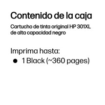 foto de TINTA HP 301XL NEGRO