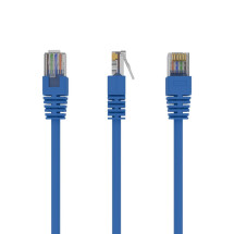 foto de Cable CAT5E UTP moldeado 0,25m Azul