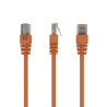 foto de Cable CAT5E UTP moldeado 0,5m Naranja