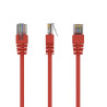 foto de Cable CAT5E UTP moldeado 0,25m Rojo