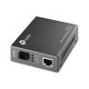 foto de CONVERTIDOR TP-LINK RJ45 10/100 A FIBRA MONOMODO SC