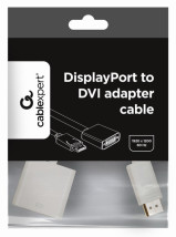 foto de CABLE ADAPTADOR GEMBIRD DISPLAYPORT A DVI MACHO HEMBRA BLANCO