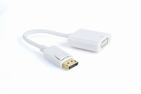 foto de CABLE ADAPTADOR GEMBIRD DISPLAYPORT A DVI MACHO HEMBRA BLANCO