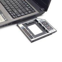 foto de BASTIDOR GEMBIRD HD SATA 2,5 A 5,25 SLIM PC DVD RW 9,5MM