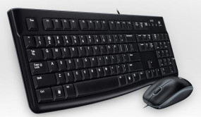 foto de COMBO TECLADO RATON LOGITECH MK120 PORTUGUES LAYOUT NEGRO