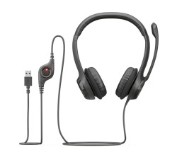 foto de AURICULARES LOGITECH H390 NEGRO MICROFONO ALAMBRICO