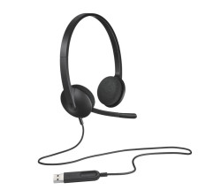 foto de AURICULARES LOGITECH H340 NEGRO MICROFONO ALAMBRICO USB
