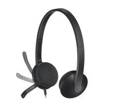 foto de AURICULARES LOGITECH H340 NEGRO MICROFONO ALAMBRICO USB