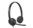 foto de AURICULARES LOGITECH H340 NEGRO MICROFONO ALAMBRICO USB