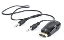 foto de ADAPTADOR GEMBIRD HDMI A VGA HEMBRA CON 3,5MM AUDIO 0,15M
