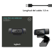 foto de Logitech 960-001055 c?mara web 3 MP 1920 x 1080 Pixeles USB Negro
