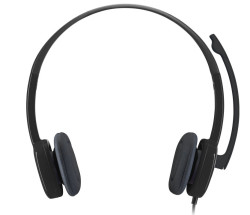 foto de AURICULARES LOGITECH H151 NEGRO MICROFONO ALAMBRICO