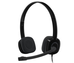 foto de AURICULARES LOGITECH H151 NEGRO MICROFONO ALAMBRICO
