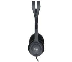 foto de AURICULARES LOGITECH H111 GRIS MICROFONO ALAMBRICO