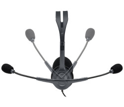 foto de AURICULARES LOGITECH H111 GRIS MICROFONO ALAMBRICO