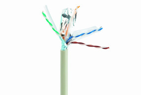 foto de CABLE RED GEMBIRD FTP CAT6 BLINDADO AWG24 BOBINA 305M  GRIS