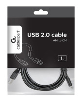 foto de CABLE USB GEMBIRD 2.0 A TIPO C MACHO MACHO CARGA RAPIDA 1M