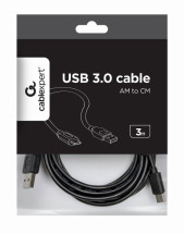 foto de CABLE USB GEMBIRD 2.0 A TIPO C MACHO MACHO CARGA RAPIDA 3M