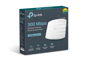 foto de TP-Link EAP110 punto de acceso inal?mbrico 300 Mbit/s Blanco Energ?a sobre Ethernet (PoE)