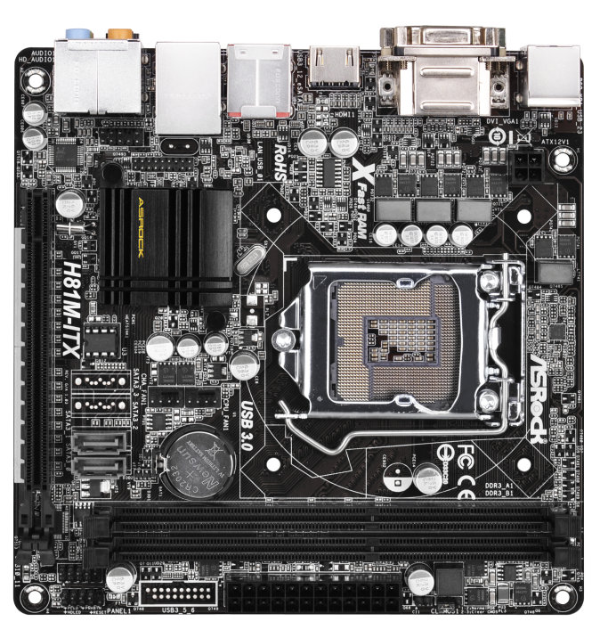 Asrock H81M ITX Intel H81 LGA 1150 Zocalo H3 mini ITX MR Micro Placas base