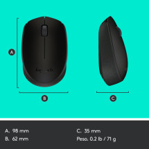 foto de RATON LOGITECH M171 RF INALAMBRICO NEGRO