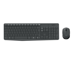 foto de COMBO TECLADO RATON LOGITECH MK235 RF INALAMBRICO GRIS
