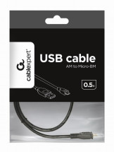 foto de CABLE USB GEMBIRD 2.0 A MICRO USB MACHO MACHO 0,5M