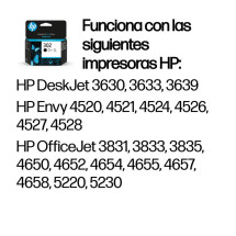 foto de HP Cartucho de tinta original 302 negro