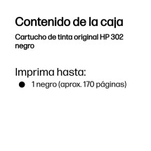foto de TINTA HP 302 NEGRO