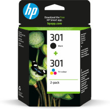 foto de TINTA HP 301 PACK AHORRO NEGRO TRICOLOR