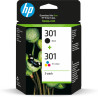 foto de TINTA HP 301 PACK AHORRO NEGRO TRICOLOR