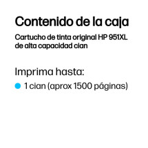 foto de TINTA HP 951XL CYAN
