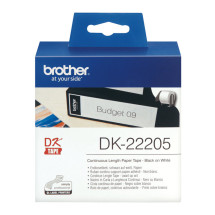 foto de CINTA BROTHER DE PAPEL CONTINUO BLANCA 62MM X 30,48M