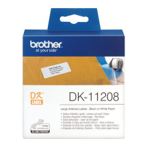 foto de ETIQUETAS BROTHER DE DIRECCIÓN GRANDES 38MMX90MM, 400 UNIDADES DE PAPEL