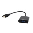 foto de ADAPTADOR GEMBIRD HDMI A VGA HEMBRA CON 3,5MM AUDIO 0,20M