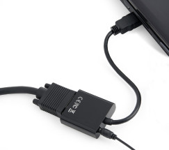foto de ADAPTADOR GEMBIRD HDMI A VGA HEMBRA CON 3,5MM AUDIO 0,20M