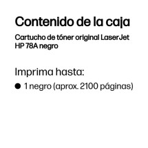 foto de HP Cartucho de t?ner original LaserJet 78A negro