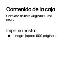 foto de HP Cartucho de tinta Original 953 negro