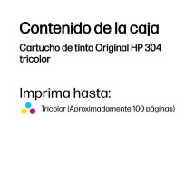 foto de TINTA HP 304 TRI-COLOR
