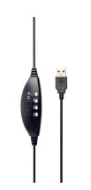 foto de AURICULAR GEMBIRD MHS-U-001 NEGRO MICROFONO ALAMBRICO USB