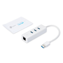 foto de ADAPTADOR TP-LINK USB 3,0 A ETHERNET GIGA CON 3 PORT USB 3.0