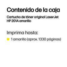 foto de TONER HP 201A AMARILLO 11400PAG