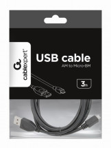 foto de CABLE USB GEMBIRD USB 2.0 A MICRO USB 3M
